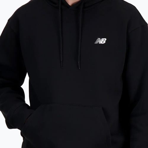 Men's New Balance Small Logo French Terry Hoodie black