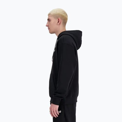 Men's New Balance Small Logo French Terry Hoodie black