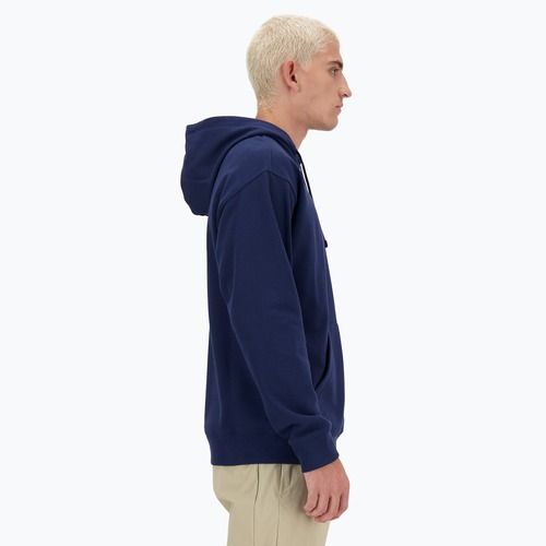 Men's New Balance Small Logo French Terry Hoodie nb navy