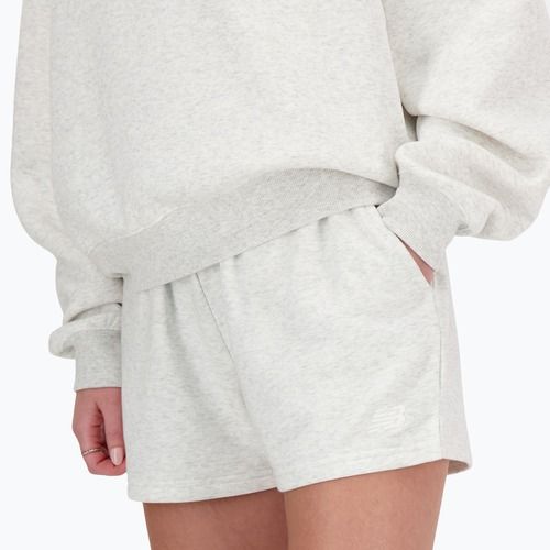 Women's New Balance French Terry ash heather shorts