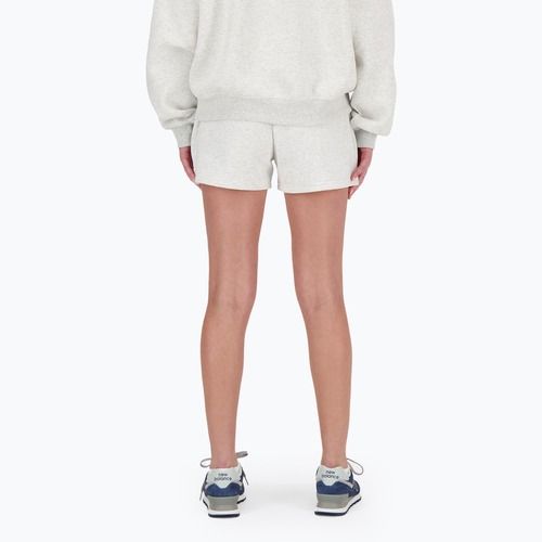 Women's New Balance French Terry ash heather shorts