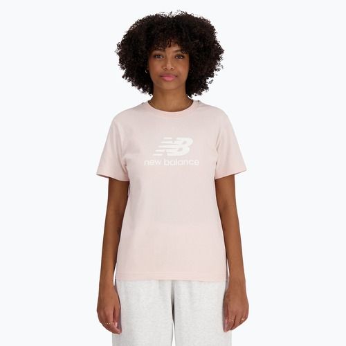 Women's New Balance Jersey Stacked Logo T-Shirt quartzpi