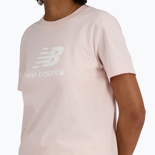 Women's New Balance Jersey Stacked Logo T-Shirt quartzpi