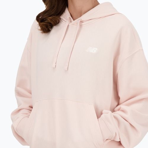 Women's New Balance French Terry Small Logo Hoodie quartzpi