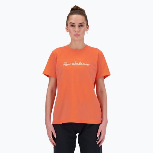 Women's New Balance Script Tee gulfred
