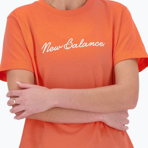 Women's New Balance Script Tee gulfred