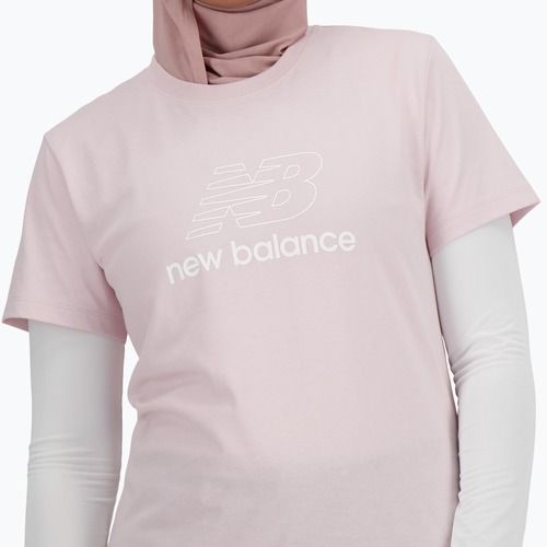 Women's New Balance Script Tee stonepin