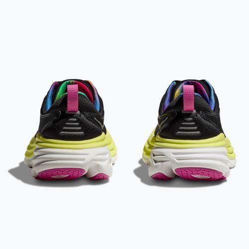 Men's running shoes HOKA Bondi 8 black/citrus glow