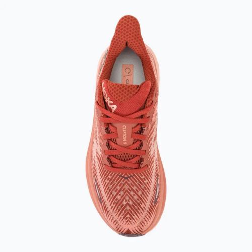 Women's running shoes HOKA Clifton 9 rust/earthenware