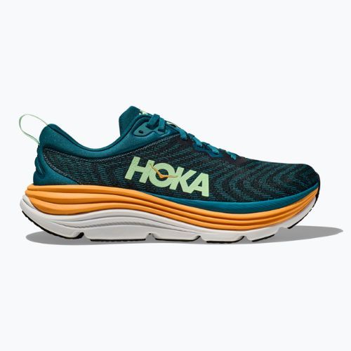 HOKA men's running shoes Gaviota 5 deep lagoon/sherbet