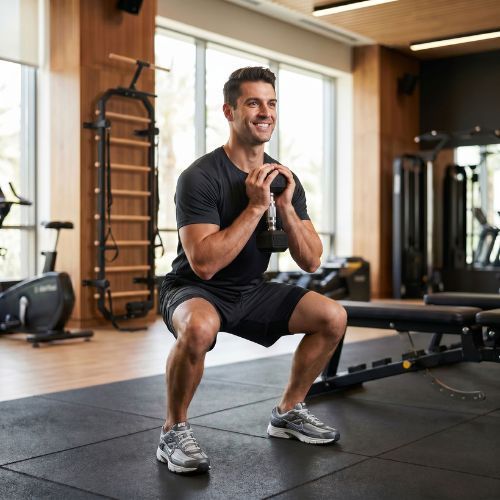 XTREXO Hex 12.5 kg rubberised dumbbell