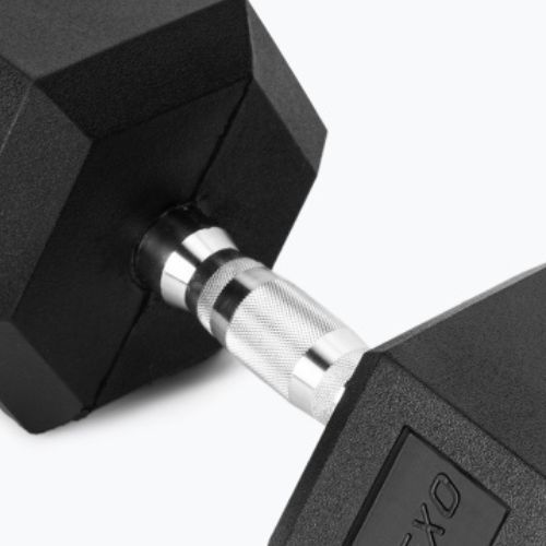 XTREXO Hex 22.5 kg rubberised dumbbell