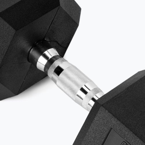 XTREXO Hex 32.5 kg rubberised dumbbell