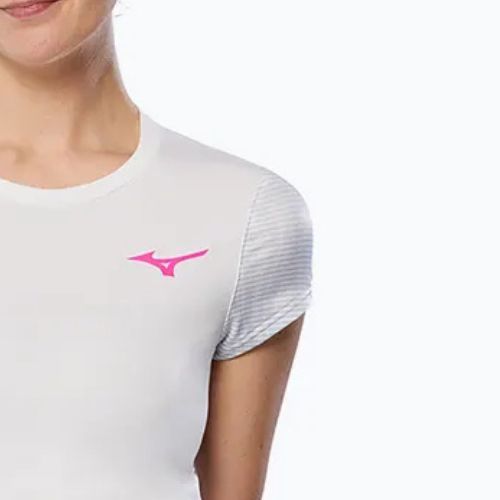 Women's tennis shirt Mizuno Charge Printed Tee white