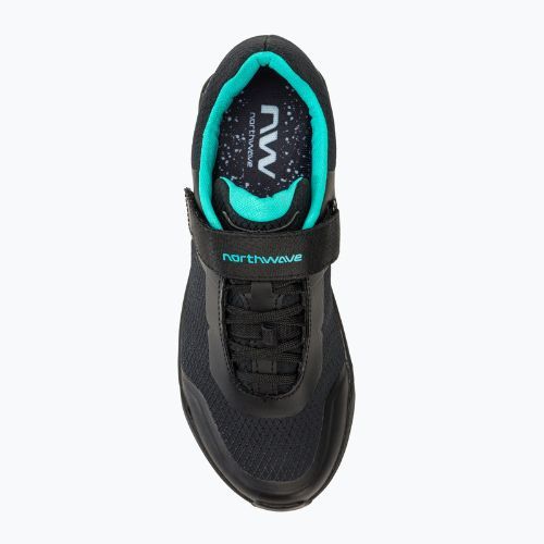 Women's MTB cycling shoes Northwave Escape Evo 2 black/turquoise