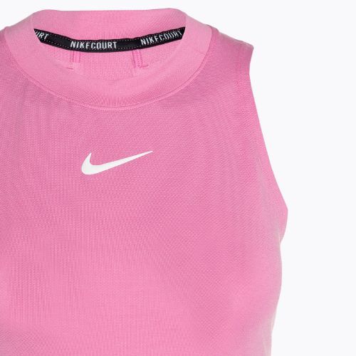 Women's tennis tank top Nike Court Dri-Fit Advantage Tank playful pink/white