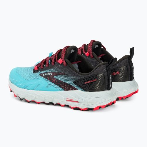 Brooks Cascadia 17 women's running shoes bluefish/black/diva pink