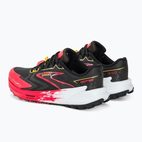 Brooks Catamount 3 women's running shoes black/diva pink/lemon chrome