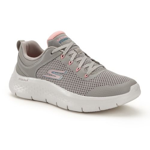 Women's SKECHERS Go Walk Flex Caley taupe/pink shoes