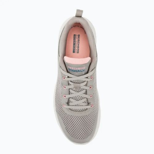 Women's SKECHERS Go Walk Flex Caley taupe/pink shoes