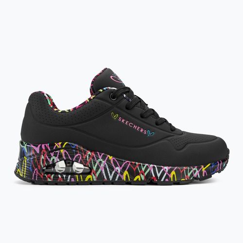 SKECHERS women's shoes Uno Loving Love black