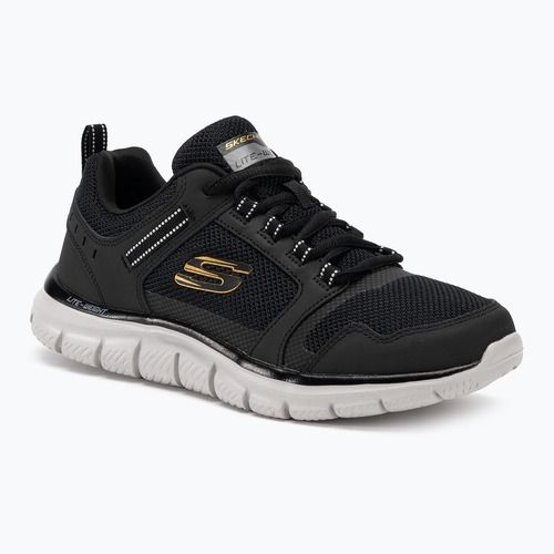 SKECHERS Track Knockhill men's shoes black/gold