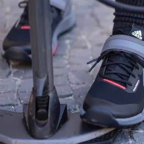 Women's MTB cycling shoes adidas FIVE TEN Trailcross Clip In core black/grey three/red