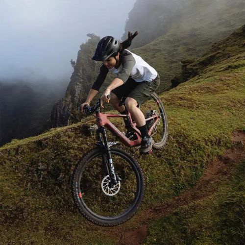 Women's MTB cycling shoes adidas FIVE TEN Trailcross Clip In core black/grey three/red