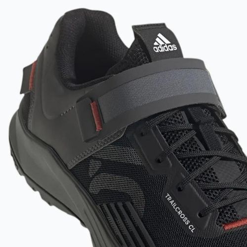 Men's MTB cycling shoes adidas FIVE TEN Trailcross Clip In core black/grey three/red