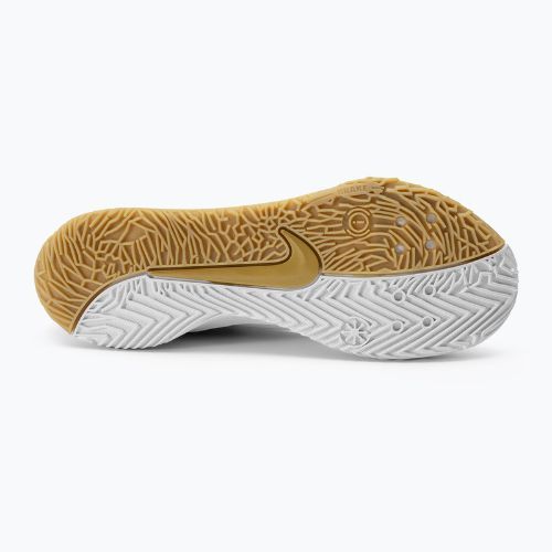 Nike Zoom Hyperace 3 volleyball shoes white/mtlc gold-photon dust