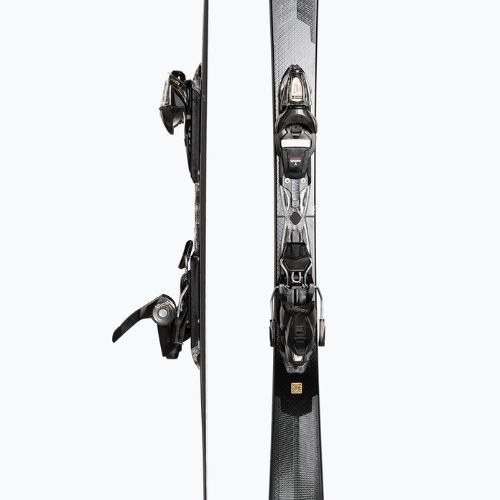 Women's downhill ski Rossignol Nova 10 + XP11 bindings black/metallic green