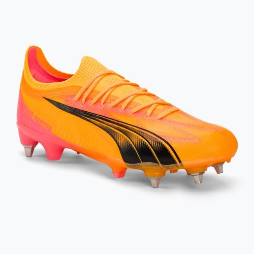 PUMA Ultra Ultimate MxSG football boots sunset glow/puma black/sun stream