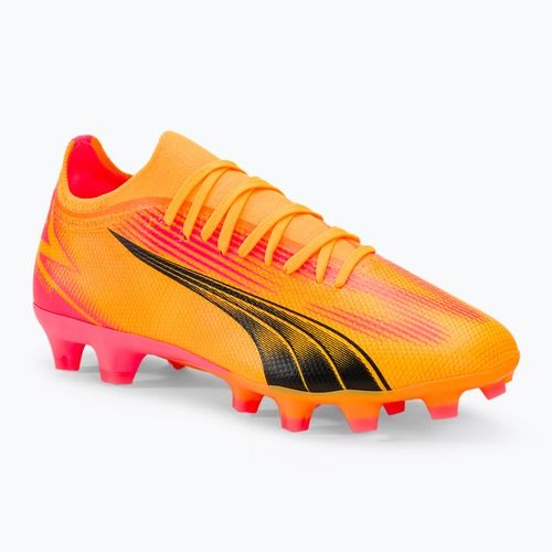 PUMA Ultra Match FG/AG sunset glow/puma black/sun stream football boots