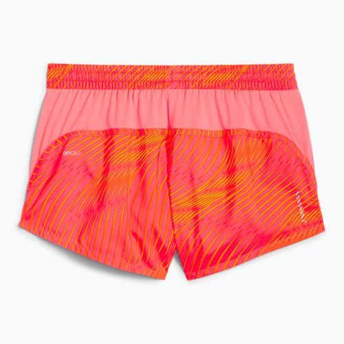 Women's running shorts PUMA Run Favorite AOP Velocity 3" sunset glow/ sun stream