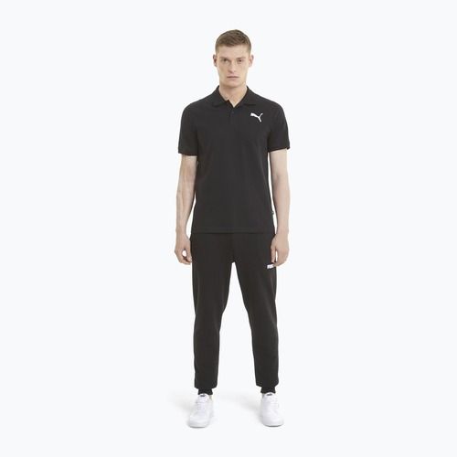 Men's PUMA Ess Pique Polo Shirt puma black/cat