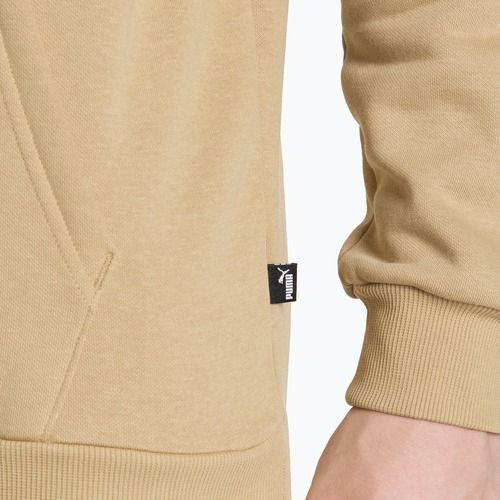 Men's PUMA Essentials Big Logo Hoodie FL prairie tan sweatshirt