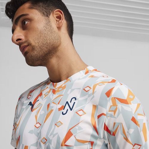 Men's football jersey PUMA Neymar JR Creativity Jersey puma white/hot heat