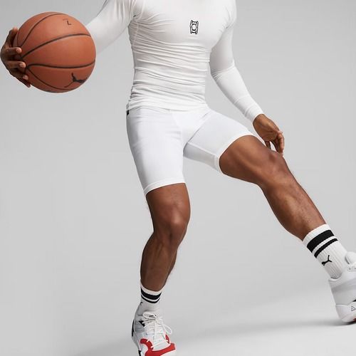 Men's basketball shorts PUMA Hoops Team Baselayer puma white
