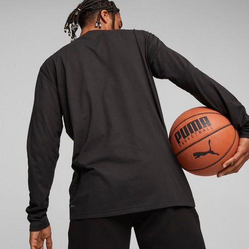 Men's basketball Longsleeve PUMA Hoops Team Drycell LS Tee puma black