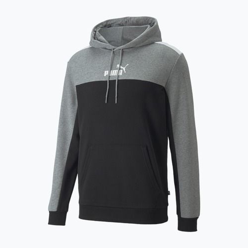 Men's PUMA ESS+ Block Hoodie TR puma black