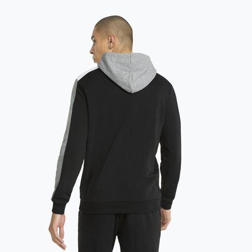 Men's PUMA ESS+ Block Hoodie TR puma black