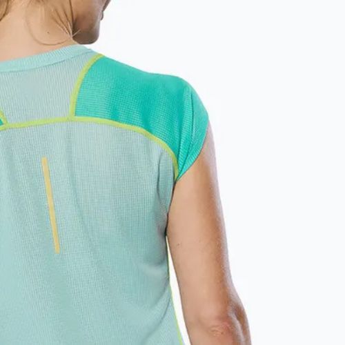 Women's running shirt Mizuno Aero Tee eggshell blue