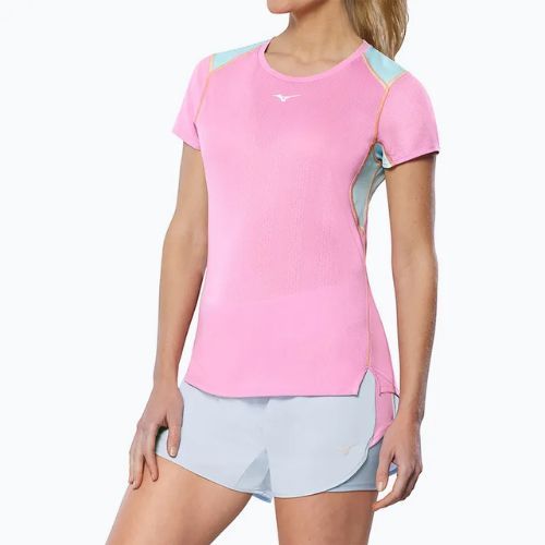Women's running shirt Mizuno DryAeroFlow Tee lilac chiffon