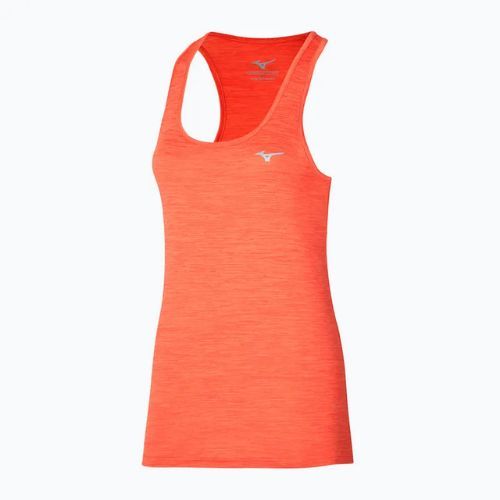 Women's running tank top Mizuno Impulse Core Tank nasturtium