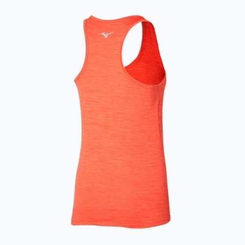 Women's running tank top Mizuno Impulse Core Tank nasturtium
