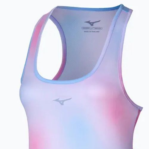 Women's running tank top Mizuno Impulse Core Graphic Tank halogen blue