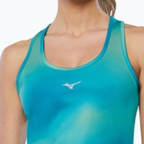 Women's running tank top Mizuno Impulse Core Graphic Tank eggshell blue
