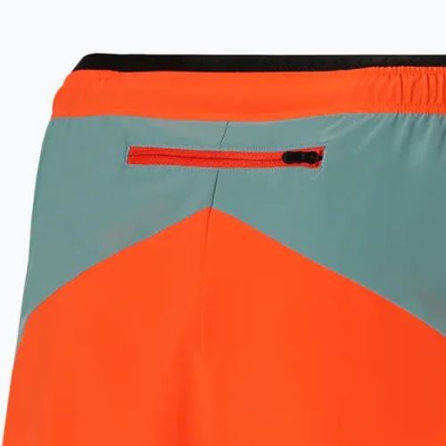 Men's Mizuno Alpha 5.5 nasturtium/lead running shorts