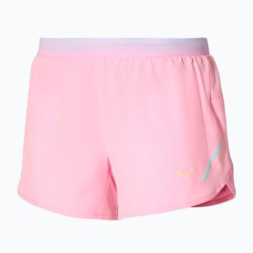 Women's running shorts Mizuno Aero 4' lilac chiffon