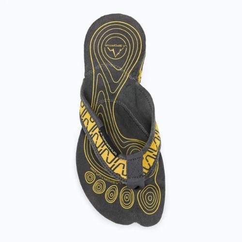 La Sportiva men's Swing black/yellow flip flops
